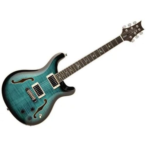 PRS SE Hollowbody II Piezo Peacok Blue SmokeBurst
