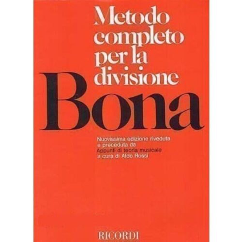 Bona, Metodo completo per la divisione