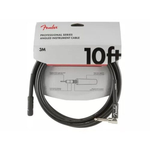 FENDER Professional Series Instrument Cable Straight/Angle 3m Black