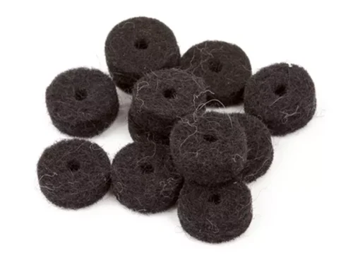 FENDER Black Strap Button Felt Washers (12 pack)