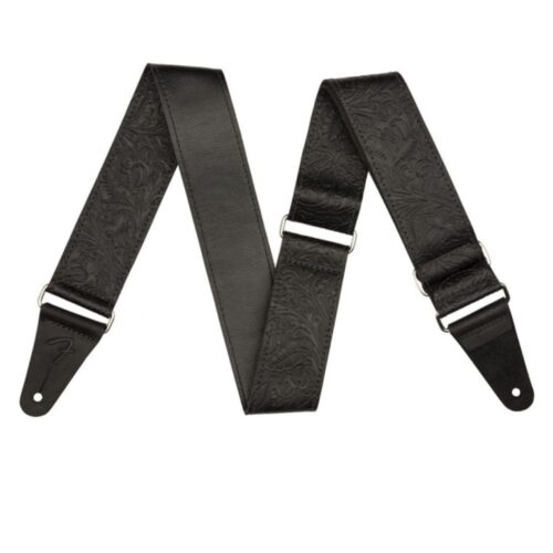 Fender Tooled Leather Guitar Strap 2" - BK