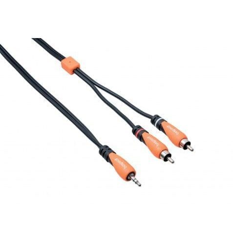 BESPECO SLYMSR500 3,5 mm stereo jack - 2 x RCA