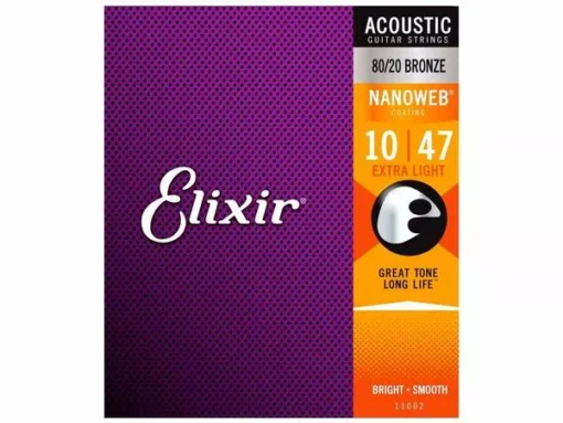 ELIXIR 11002 Nanoweb Extra Light Acoustic Bronze