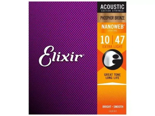 ELIXIR 16002 Nanoweb Extra Light Acoustic Phosphor Bronze