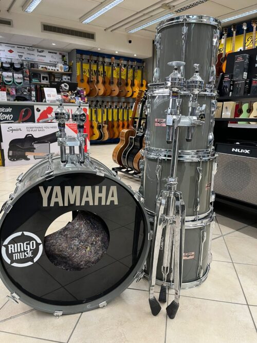 YAMAHA RECORDING CUSTOM QUARTZ GREY 1982 10/12/13/14/22 5 PZ. - USATO
