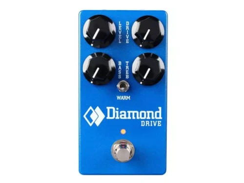 Diamond Drive vista frontale con controlli di gain, tono e volume.