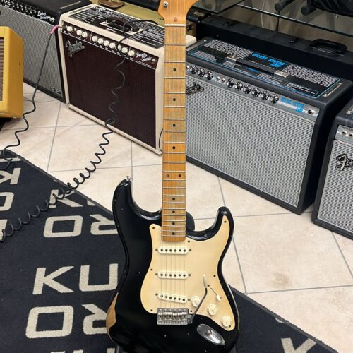 FENDER ROAD WORN 50'S STRATOCASTER BLACK - USATO